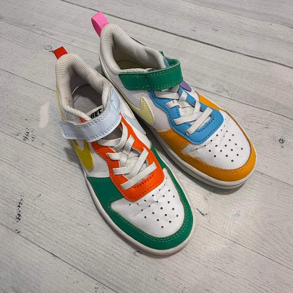 Nike Court Borough Low Recraft Little Kids' Shoes multicolor child size 13